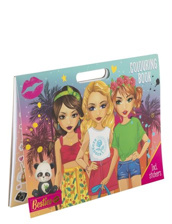 Sense Målarbok Med Stickers - Multi/patterned - ONE SIZE