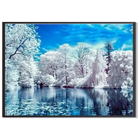 30x40cm 5D Full DIY Diamantmålning, Bergslandskap, DIY Diamant