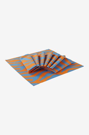 Jotex - Serviett 8-pk Oransje/blå - ZOE - Kjøp Servietter hos Jotex