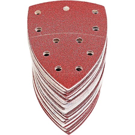 60 st - Sandpapper Trianglar Sandpapper Mus Slipslip 105 x 152 mm Korn P40/60/80/120/180/240 Bosch Black+Decker