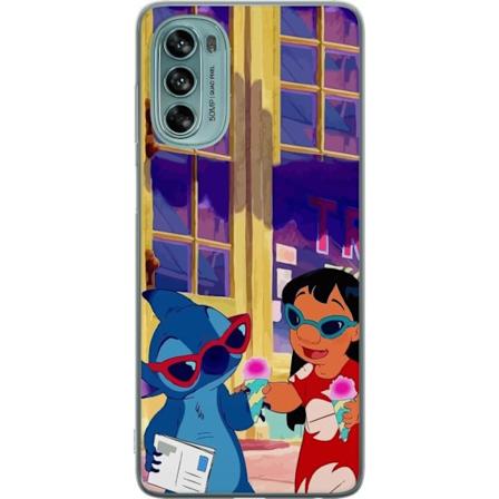 Motorola Moto G62 5G Gennemsigtig cover lilo og stitch 2025