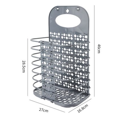 Snavset Tøj Kurv Vasketøjskurv GRÅ