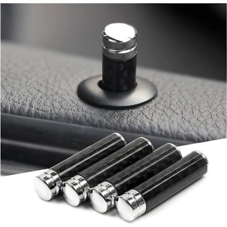 SHINING HOUSE 4 stk. Bil Dørlås Knot Deksel, Universal Bil Lastebil Interiør Dørlås Knot Pin Deksel Bil Interiør Tilbehør