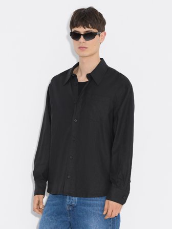 Holzweiler Regular-Fit Linen Shirt - Black - Men's - S