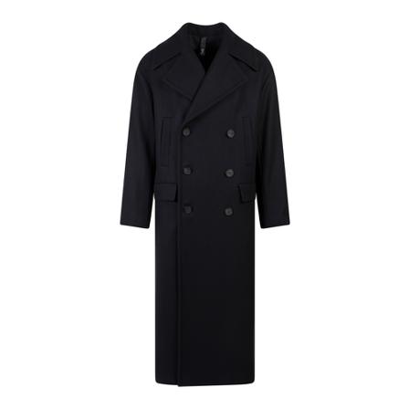 Hevo, Double-Breasted Coats Zwart, Heren, Maat:XL