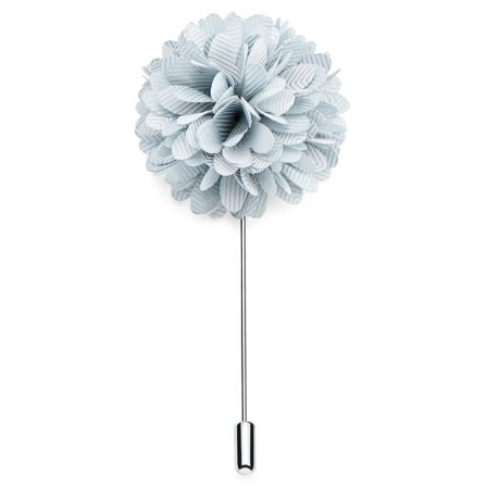 Magnolia | Spilla da giacca a fiore blu artico per uomini - Spille a forma di fiore