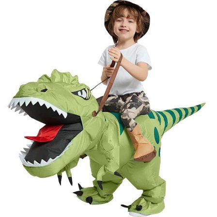Inflatable Dinosaur Costume T-Rex Costume Funny Halloween Costume for Adults Party