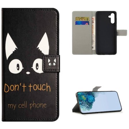 Lompakkokotelo Samsung Galaxy A14 - Dont Touch My Cell Phone