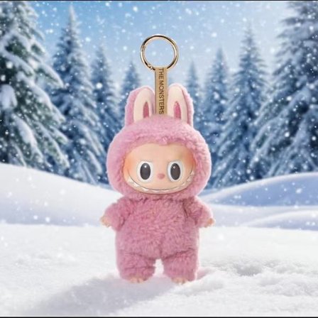 Plysch blind box nyckelring hänge, cola stil väska, docka, docka