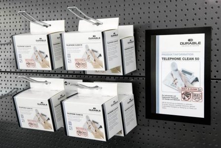 DURABLE DURAFRAME MAGNETIC A5 5 Stück silber