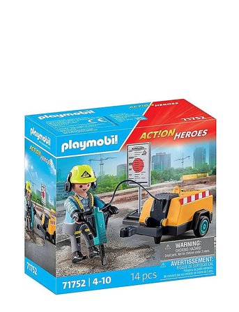 PLAYMOBIL Construction Worker - Multi/patterned - ONE SIZE