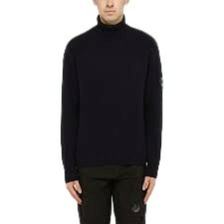 C.p. Company, Turtlenecks Zwart, Heren, Maat:S