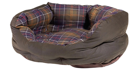 Barbour Wax/Cotton Dog Bed 24'' Classic/Olive