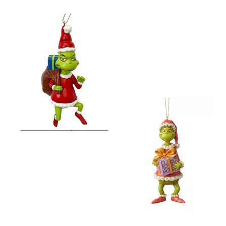 2 stk. Grinch Harpiks Julepynt Kreativ Juletræ
