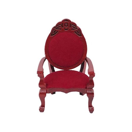 Vintage Miniatyrdockhusmöbler Snidade Stolar Miniatyr Barn Låtsaslek Leksaker