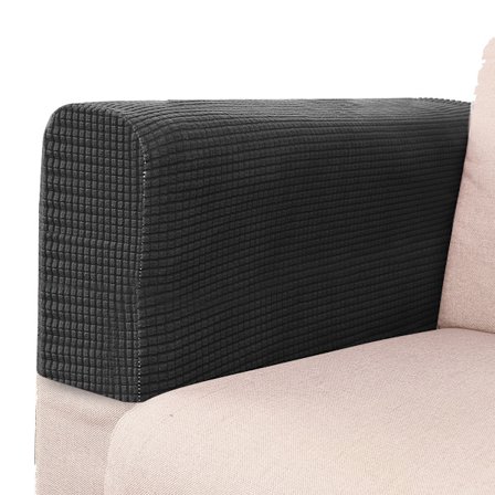 Armlenebeskyttere for lenestol, 2 STK Armlenetrekk for sofa (Svart)