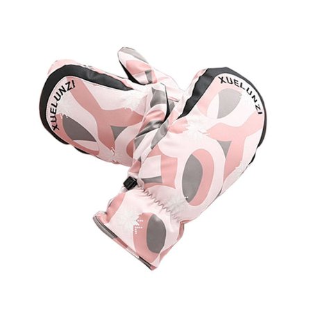 1 par skidhandskar 2-i-1 isolering Varmvattentät Vintersport Damvantar för cykel