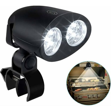 LED-grilljus, 360 graders justerbar belysning 10 LED-grilljus för utomhusgrillar