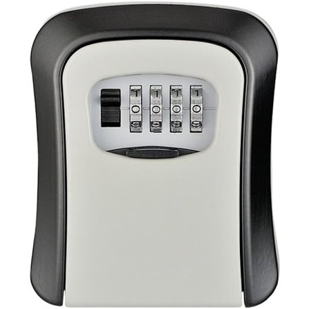 Key Safe with Combination Lock - Waterproof - For Indoor/Outdoor Use - Grey