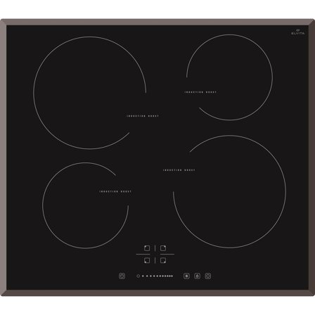 Elvita - Platetopp CIH4662S Svart