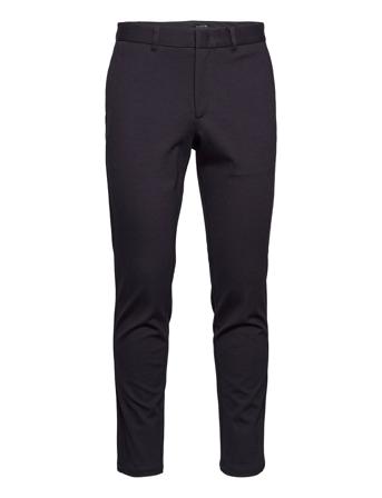 Slhslim-Jersey Flex Pants B Chinos Bukser Blå Selected Homme