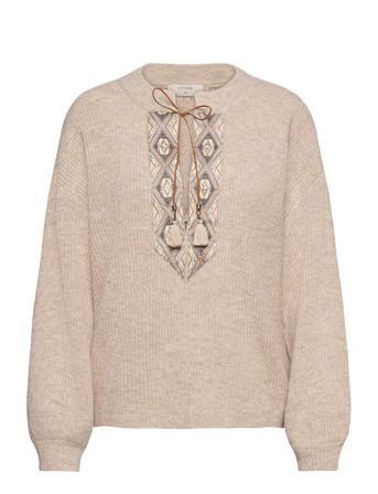 Crlara Knit Pullover Beige Cream