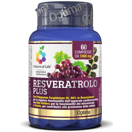 Colours Of Life Resveratrolo Plus 60 Compresse 1000mg