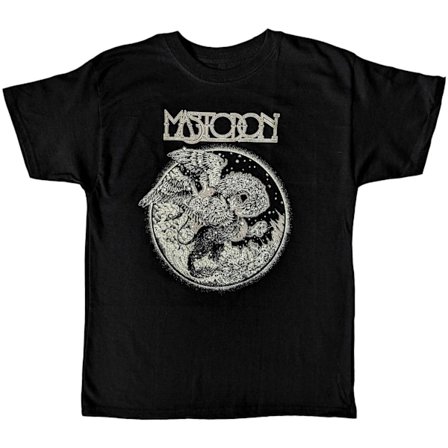 Mastodon Barn/Barn Griffin Bomull T-shirt 9-10 År Svart