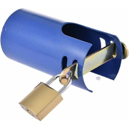 Låsekran Kranlås Tyverisikringsdeksel Premium Metalljern Multifunksjon Utendørs Hage Kjøkken