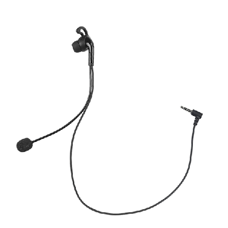 Ejeas Domarheadset, In-Ear Hörlurar med Mikrofon Ersättning för V6 Pro/ V6c/ V4 Plus/ V4c Plus/ FBIM Intercom_yux