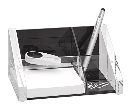 WEDO Schreibtischbutler Wedo 605101 glask./sw