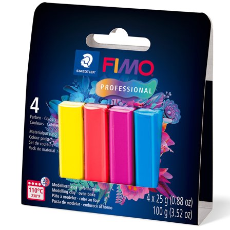Staedtler FIMO Professional half blocks Colour 4 x 25 g