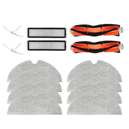 14-pack Dream D9 / Bot L10 Pro L10 Dammsugartillbehör Sidoborste/Filter/Våta och Torra Bumo