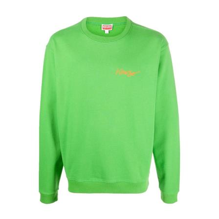 Kenzo, Sweatshirt Zielony, Mężczyzna, Rozmiar: L