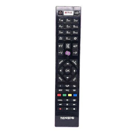 Ersättningsfjärrkontroll RC4880 för Tensai LCD LED Netflix TV, RC-4880