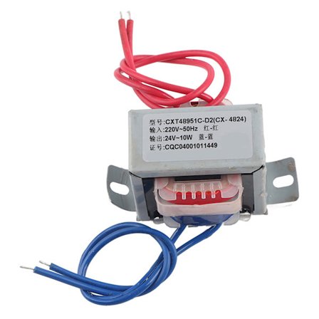 AC 12V/24V Utgångsspänning 10W Ingång 220V 50Hz Enkel Transformator (24V)