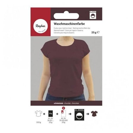 Tygfärg för tvättmaskin - Chokladbrun
