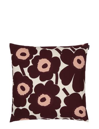 Pieni Unikko C-Cover 50X50Cm Home Textiles Cushions & Blankets Cushion Covers Burgunder Marimekko Home