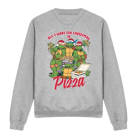 Teenage Mutant Ninja Turtles Unisex Vuxen Pizza Jultröja