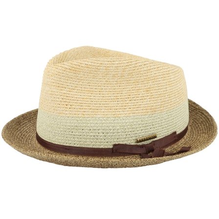 Stetson - Player Toyo Beige/Brown Straw Hat Straw Beige Hat - @ Hatstore