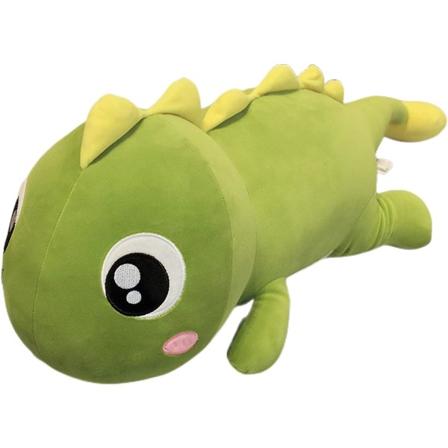 Søte dinosaur plysjleker, dinosaur utstoppede dyr leker dukker, supermyk plysj utstoppede dyr dino plysj, bursdagsgaver (gul, 23,6 tommer)