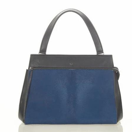 Celine Vintage, Pre-owned Shoulder Bag Blauw, Dames, Maat:ONE Size
