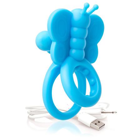 Screaming O Charged Monarch Wearable Butterfly Blue Vibe - Vuxen.dk - Fleshlight, penisringe, overtræk, onani, sexdukker, penispump, penisforlæng & 