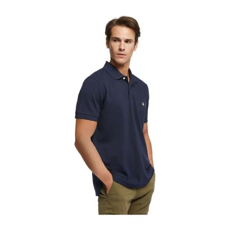 Brooks Brothers Slim-fit Short Sleeves Pique Polo Shirt Blå, Herre