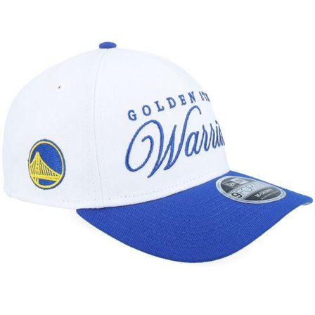 New Era - NBA Vit adjustable Keps - Golden State Warriors NBA Draft 9FORTY M-Crown White/Royal A-Frame Adjustable @ Hatstore
