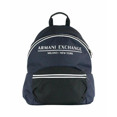 Armani Exchange Rugzaks , Blauw , Heren , Maat: ONE Size Rugzakken