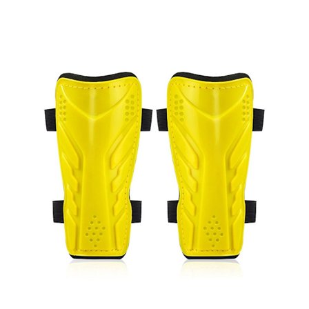 Fodbold/Soccer Knæbeskytter/Støtte, Sports Knæbeskyttelsesudstyr, Gul S