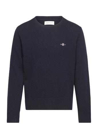 Shield Lambswool C-Neck GANT Navy