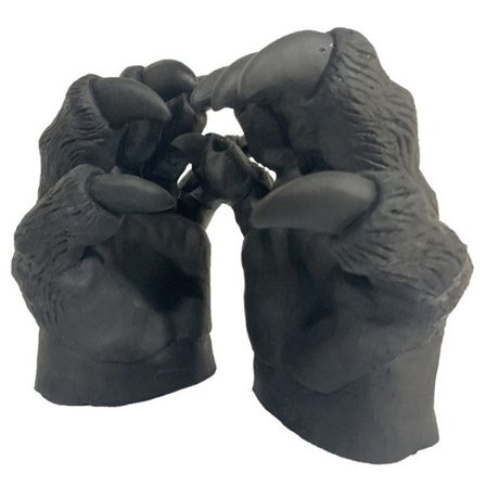 Cosplay svart björn kostym rekvisita latex björn tass handskar Halloween nyhet klä upp för vuxna