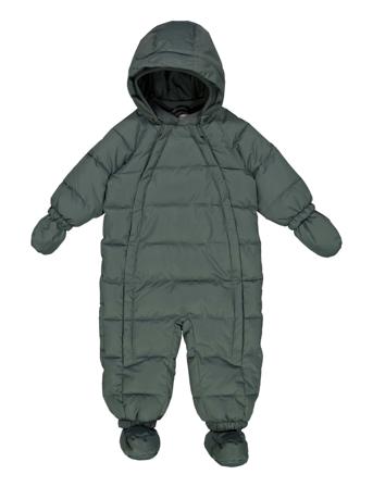 Puffer Baby Suit Edem Outerwear Coveralls Snow/ski Coveralls & Sets Grå Wheat